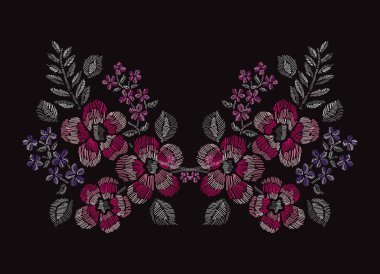 Nakış çiçek dekorasyon