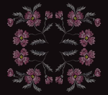 Nakış çiçek dekorasyon