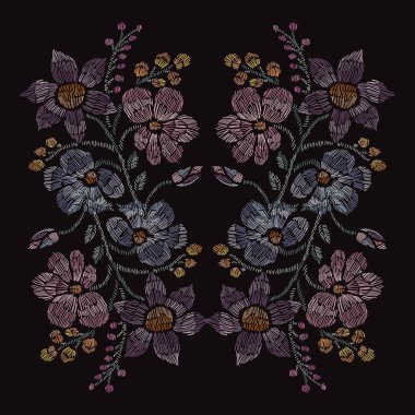 Nakış çiçek dekorasyon