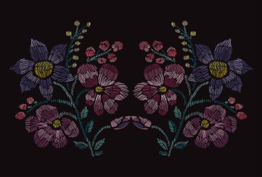 Nakış çiçek dekorasyon