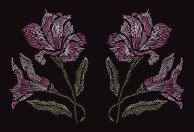 Nakış çiçek dekorasyon