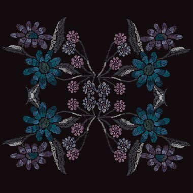 Nakış çiçek dekorasyon