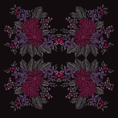 Nakış çiçek dekorasyon