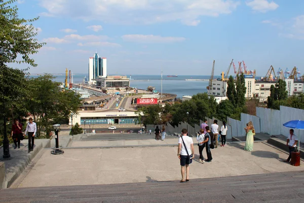 Widok na miasto Odessa, Ukraina — Zdjęcie stockowe
