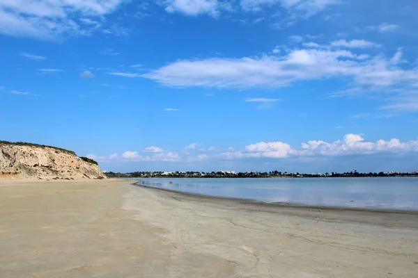 Lago salato a Larnaca, Cipro — Foto Stock