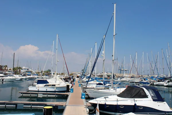 Port Larnaka, Kıbrıs — Stok fotoğraf