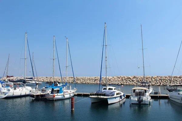Larnaca Port, Chipre — Fotografia de Stock