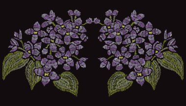 Nakış çiçek dekorasyon