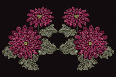Nakış çiçek dekorasyon