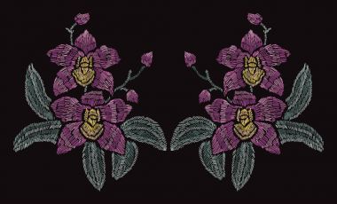 Nakış çiçek dekorasyon