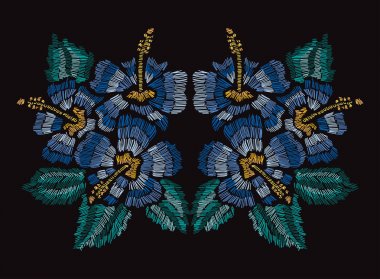 Nakış çiçek dekorasyon