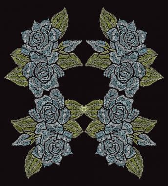 Nakış çiçek dekorasyon