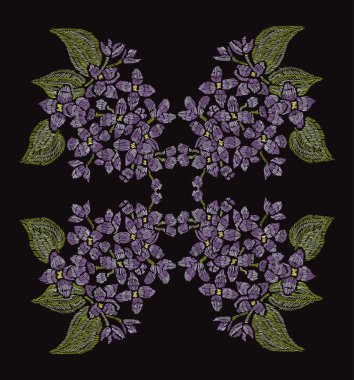 Nakış çiçek dekorasyon