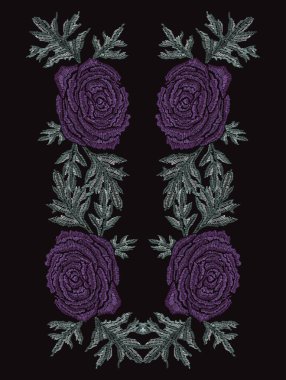 Nakış çiçek dekorasyon