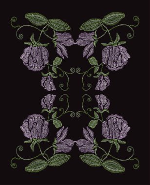 Nakış çiçek dekorasyon