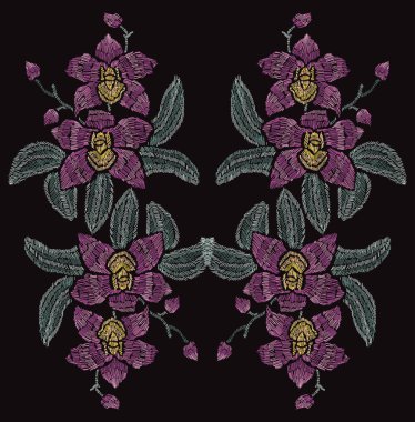 Nakış çiçek dekorasyon