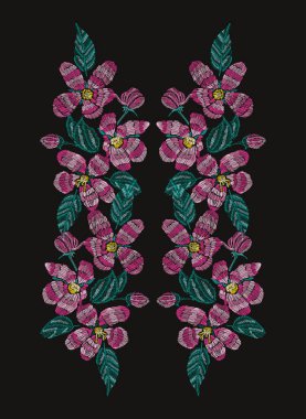 Nakış çiçek dekorasyon