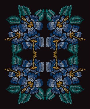 Nakış çiçek dekorasyon