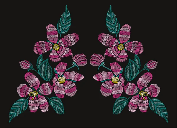 Nakış çiçek dekorasyon