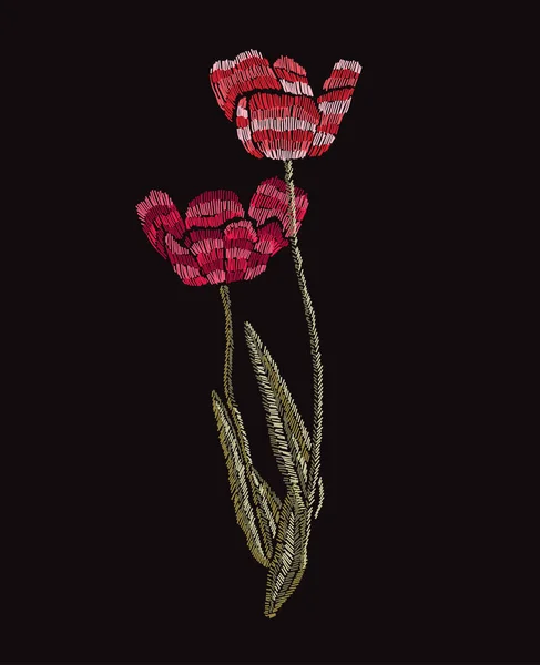 Dekorativní květinové kytice — Stockový vektor