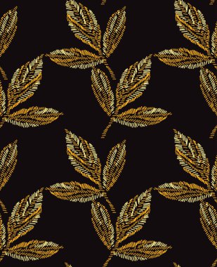 Nakış çiçek seamless modeli