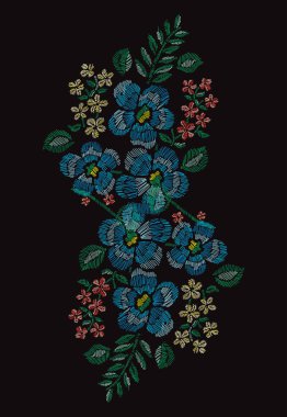 Nakış çiçek dekorasyon