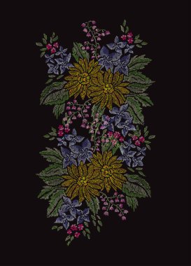 Nakış çiçek dekorasyon