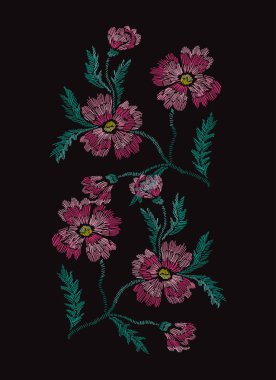 Nakış çiçek dekorasyon