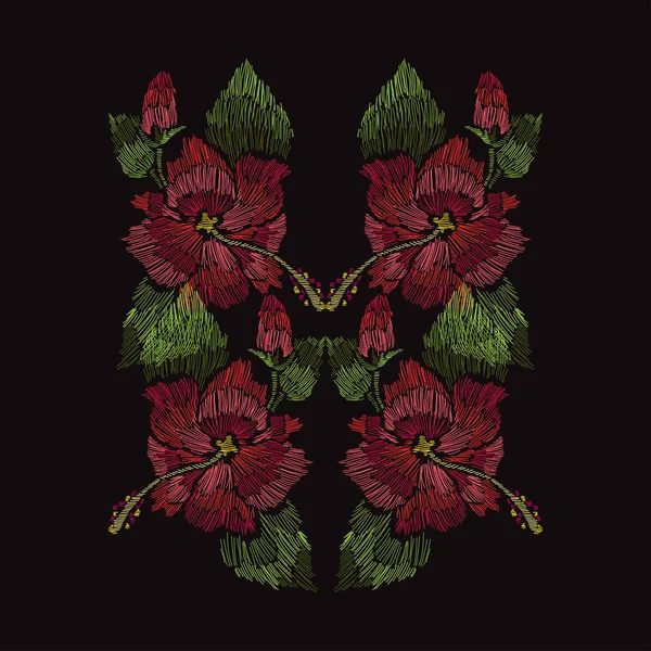 Nakış çiçek dekorasyon