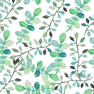 Suluboya kusursuz desen