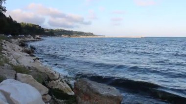 Varna, Bulgaristan'ın Karadeniz görünümünü