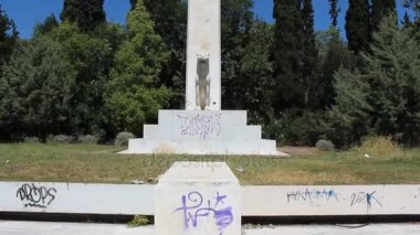 Athena Parthenos alan, Ares (Pedion tou Areos) Atina, Attica, Yunanistan'ın heykeli