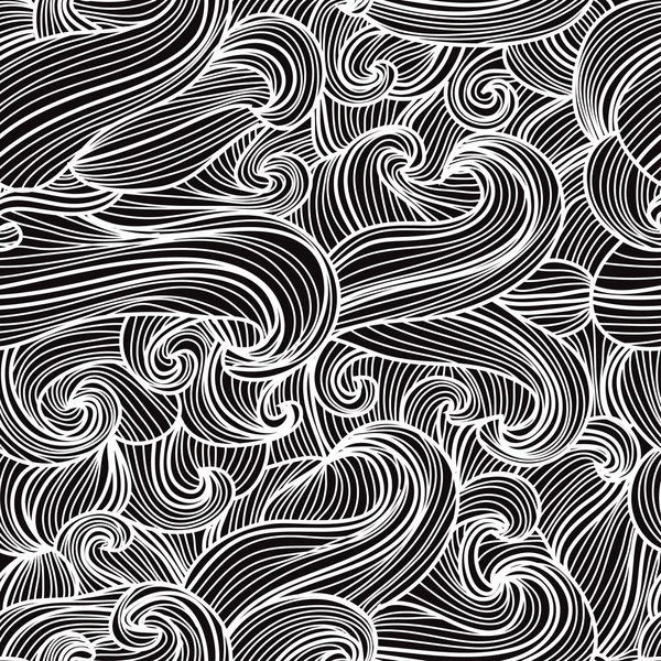 Waves seamless pattern — Stock Vector