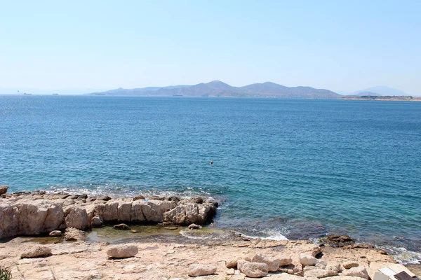 Vista del Golfo Sarónico en El Pireo, Grecia —  Fotos de Stock
