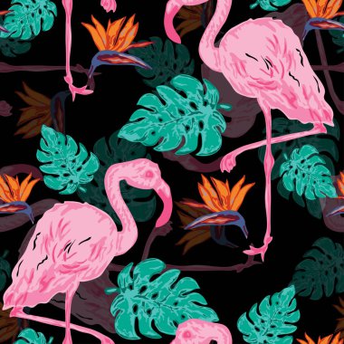 güzel tropikal seamless modeli