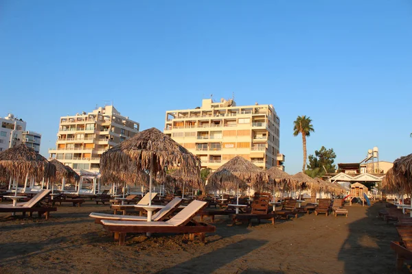 Kastela beach, Larnaca, Kıbrıs — Stok fotoğraf