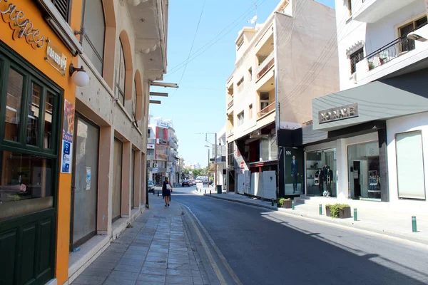城市景观的塞浦路斯拉纳卡 — 图库照片