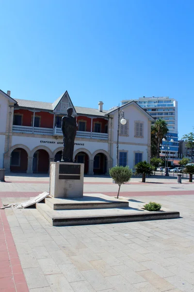 Vista da cidade de Larnaca, Chipre — Fotografia de Stock