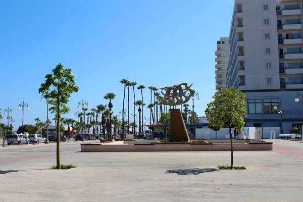 Vue sur la ville de Larnaca, Chypre — Photo