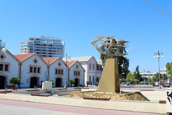 Vista da cidade de Larnaca, Chipre — Fotografia de Stock