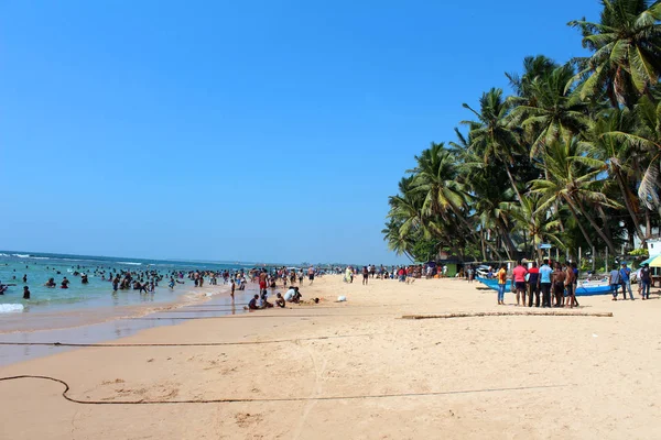 Plaży Hikkaduwa, sri lanka — Zdjęcie stockowe