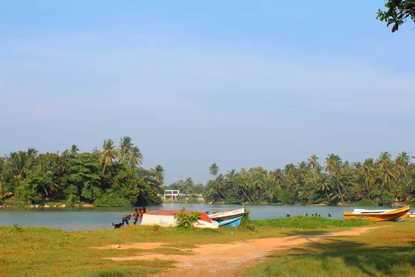 Хіккадува озеро в Шрі-Ланці — стокове фото