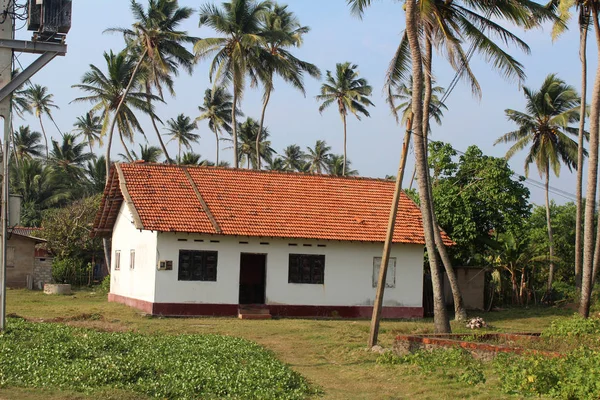 Uitzicht op de stad van Hikkaduwa, Sri Lanka — Stockfoto