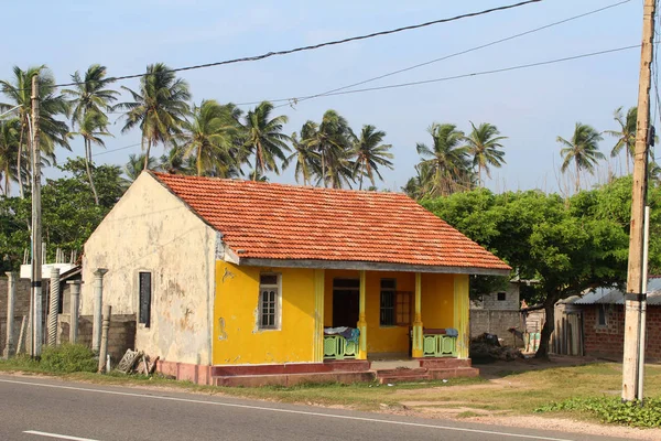 Uitzicht op de stad van Hikkaduwa, Sri Lanka — Stockfoto