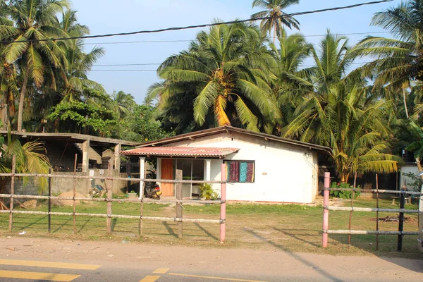 Vista de la ciudad de Hikkaduwa, Sri Lanka — Foto de Stock