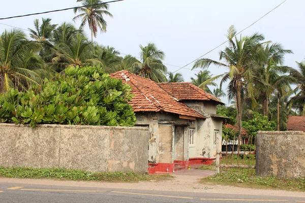 Widok na miasto z Hikkaduwa, Sri Lanka — Zdjęcie stockowe