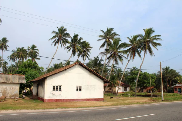 Uitzicht op de stad van Hikkaduwa, Sri Lanka — Stockfoto