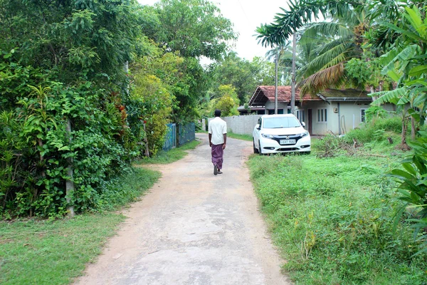 Widok na miasto z Hikkaduwa, Sri Lanka — Zdjęcie stockowe