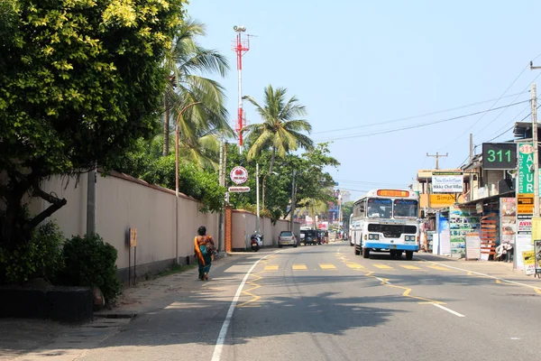 Widok na miasto z Hikkaduwa, Sri Lanka — Zdjęcie stockowe