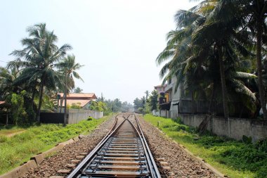 Tren istasyonu Hikkaduwa, Sri lanka